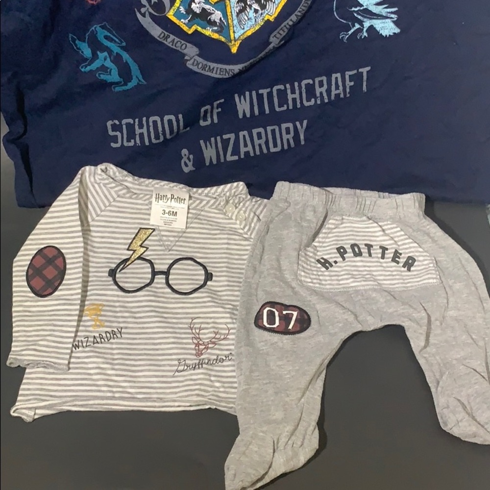Harry Potter 3-6mo two piece set